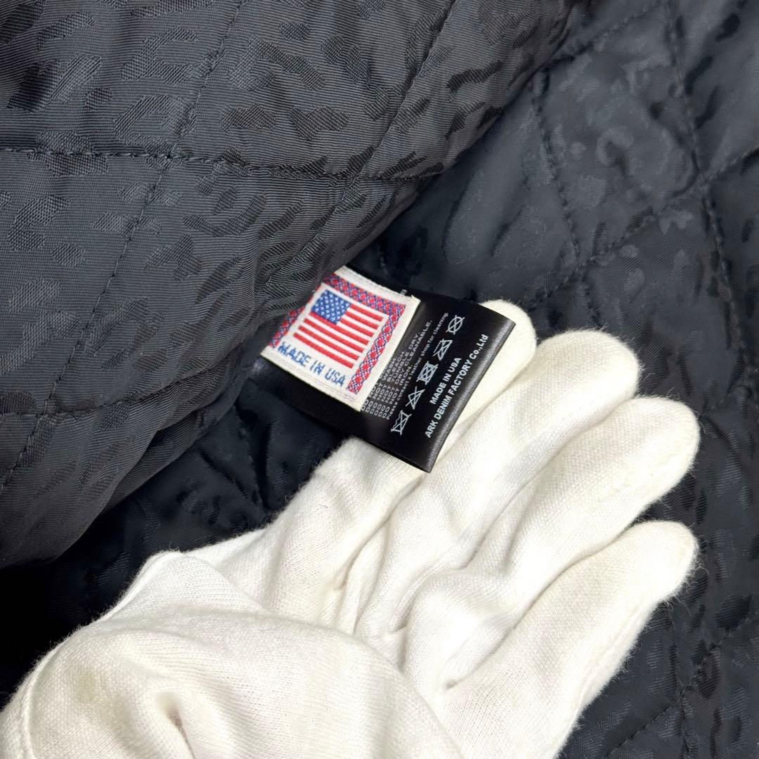 新品タグ付き マインデニム GB Sport レザー スタジャン L 黒