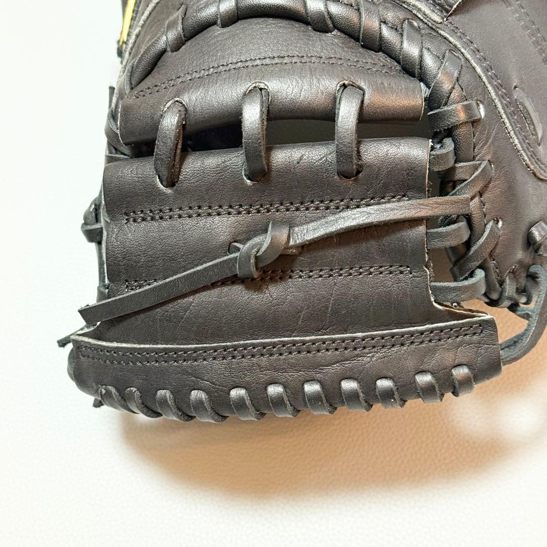 極美品 SSK 軟式用キャッチャーミット ブラック GNM-802