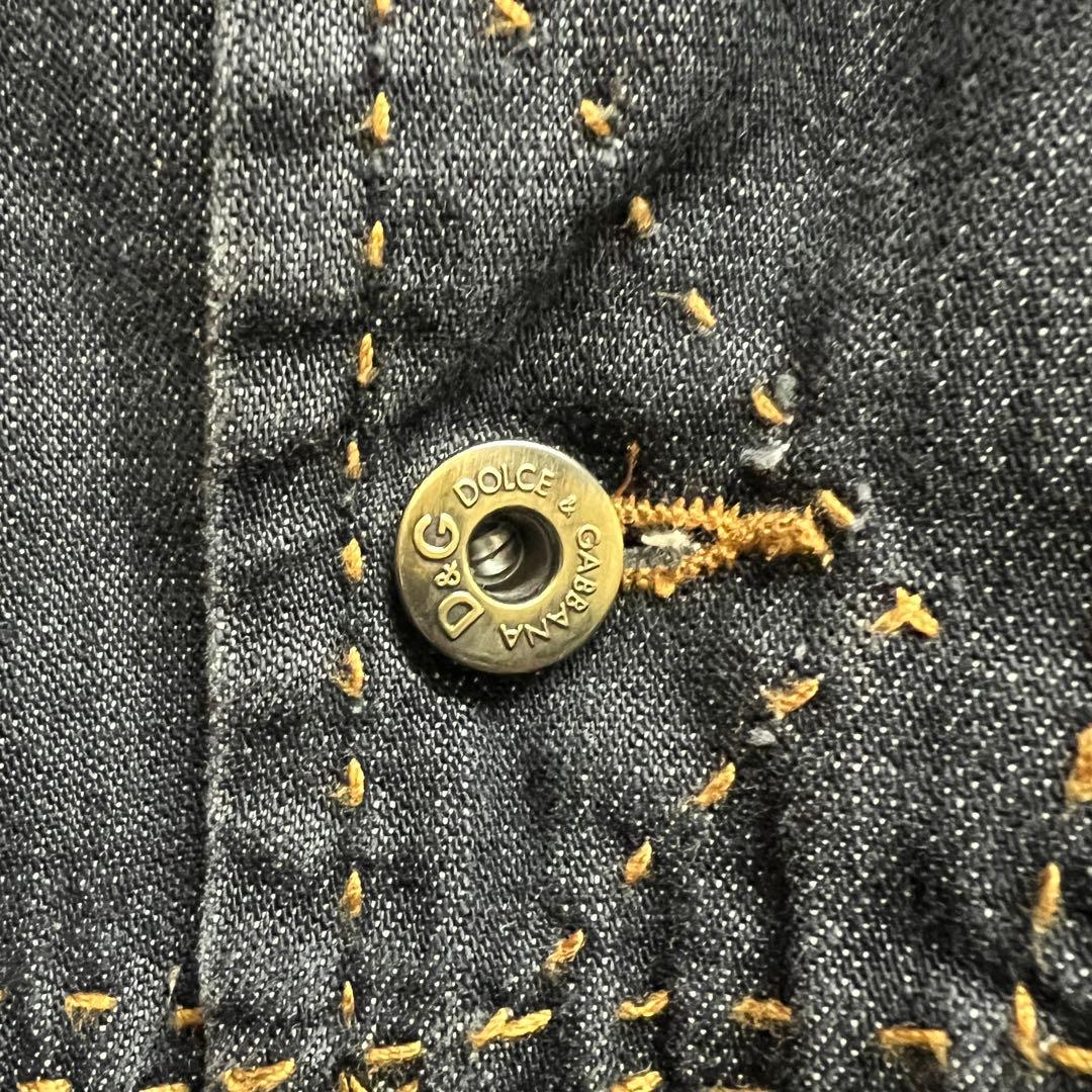 短丈肉厚 DOLCE&GABBANAドルチェアンドガッバーナ デニムジャケット