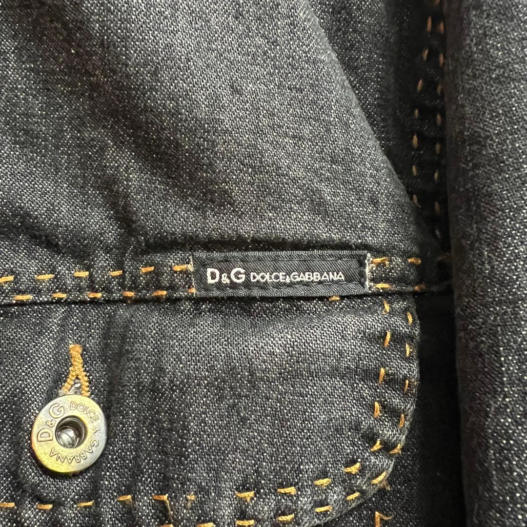 短丈肉厚 DOLCE&GABBANAドルチェアンドガッバーナ デニムジャケット