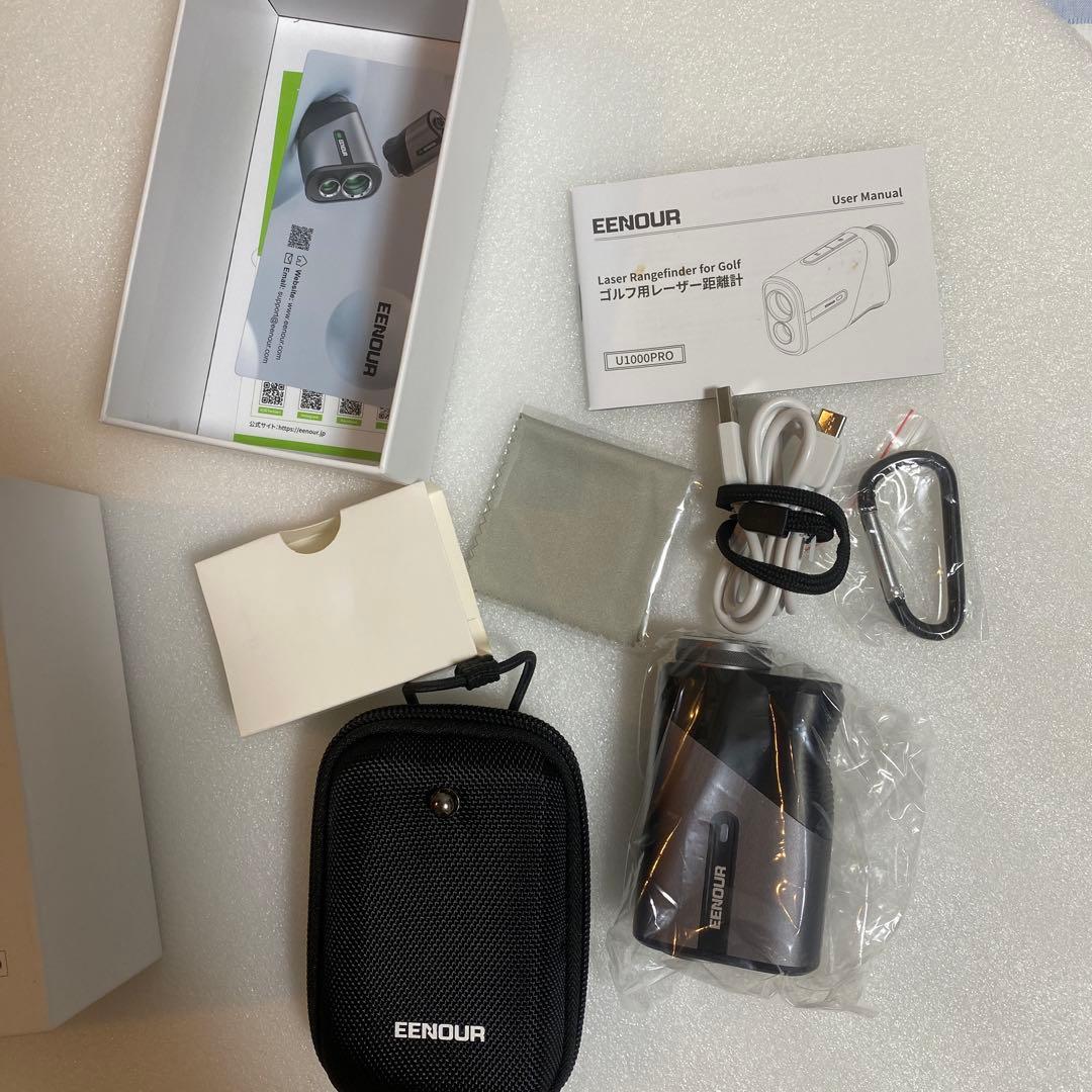 U*u様 送料無料　ゴルフ用レーザー距離計EENOUR U1000PRO ブラッ