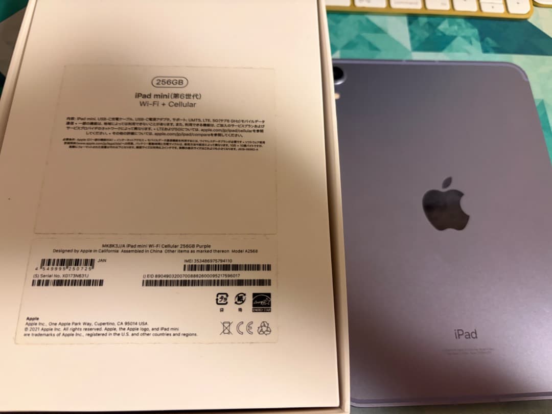 iPad mini (第6世代) 256GB パープル
