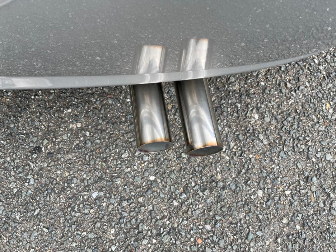 プリウス30系 段差付き斜め出し！デュアルストレートマフラー！