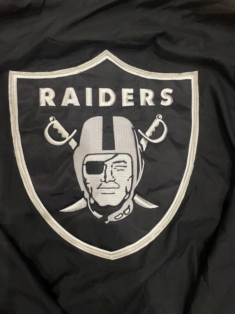 【希少】レイダース　RAIDERS ナイロンジャケット　刺繍　Lサイズ