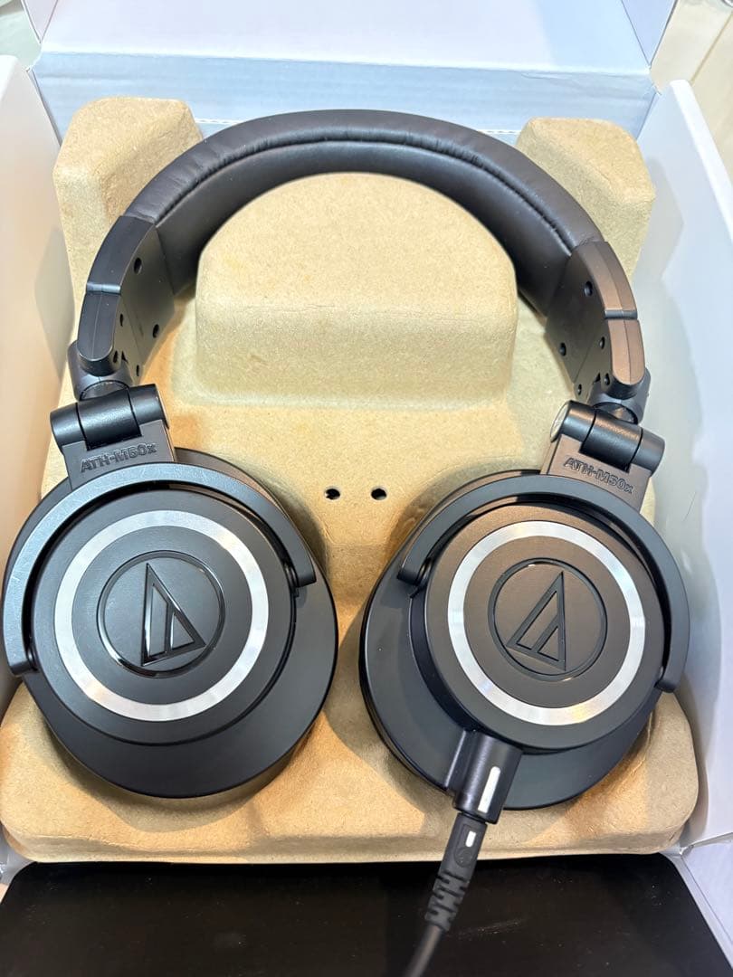 ATH-M50x 有線ヘッドホン　リケーブル