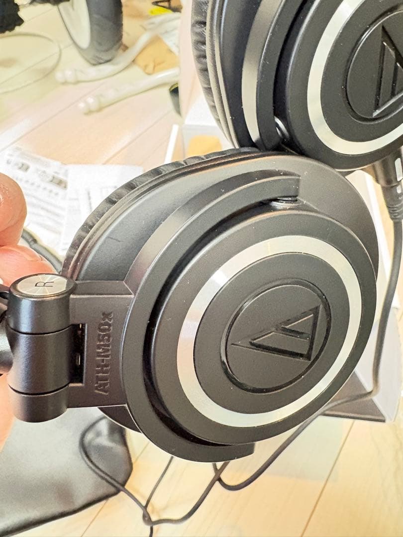 ATH-M50x 有線ヘッドホン　リケーブル