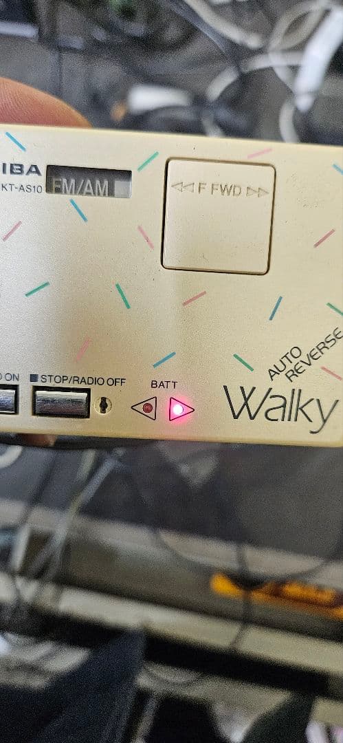 東芝　ポータブルカセットプレイヤー　Walky ウォーキーKT-AS10