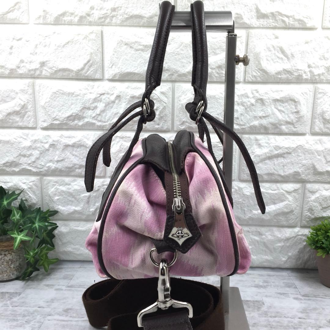 【美品】ヴィヴィアン　ミニボストンバック　ハンドバッグ ヤスミン　レオパード