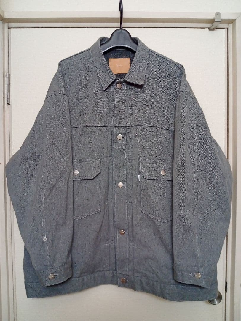 Graphpaper Colorfast Denim セットアップ グレー 2