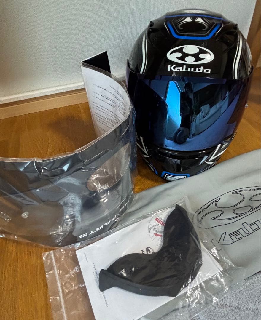 OGK KABUTO KAMUI-3 JAG ブラックブルー Lサイズ