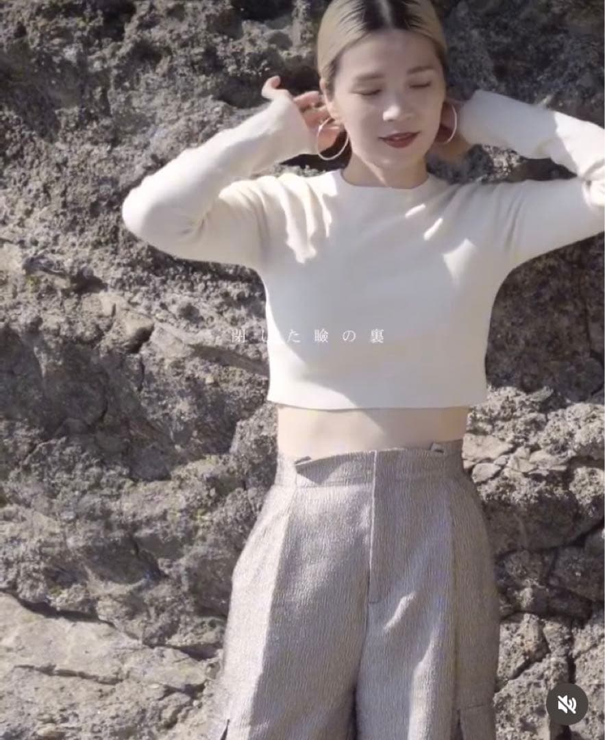 Glitter Cargo Pants anuke 【size36】beige