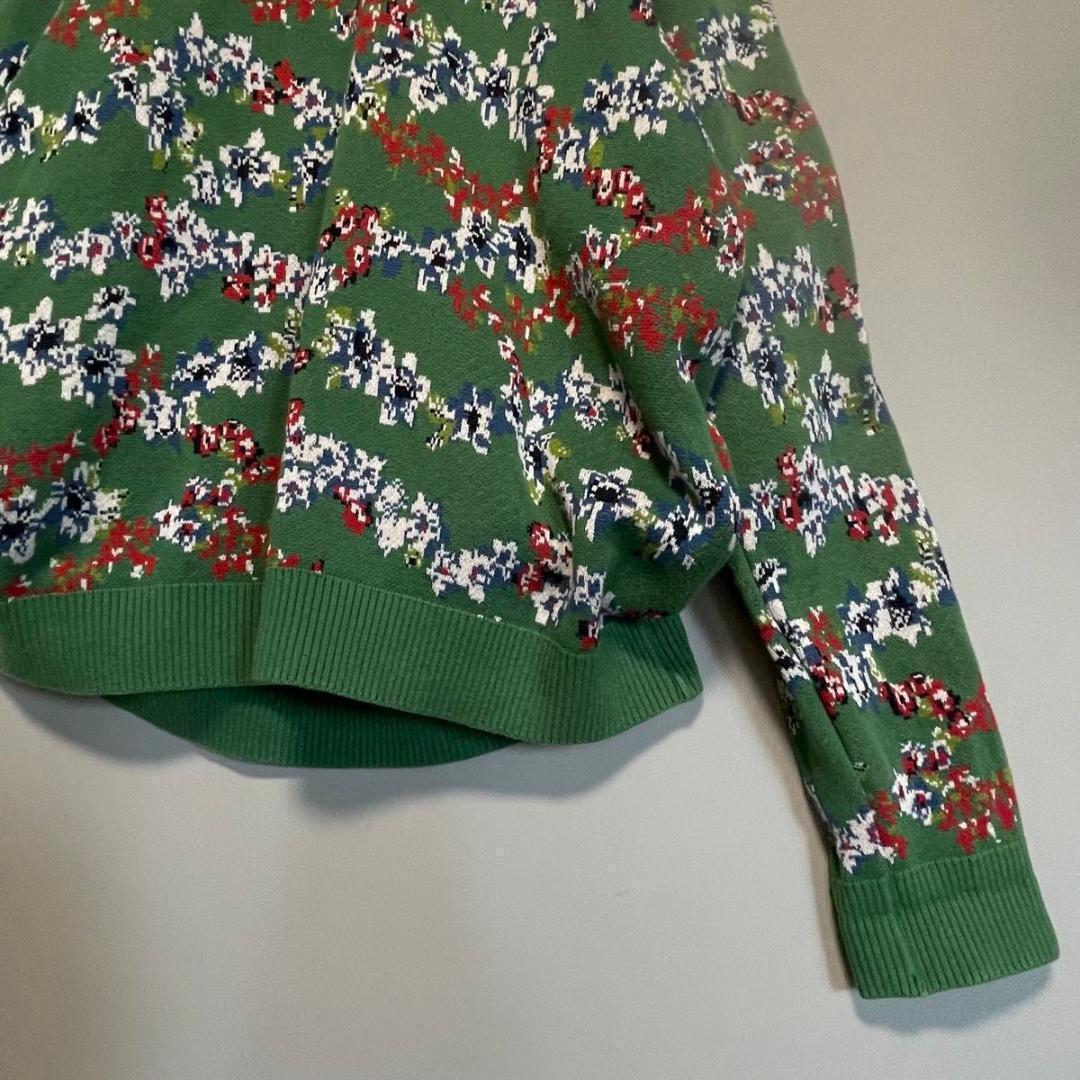 LL:Callaway 2.8万　日本製 総柄ニット 綿 未使用級 花柄 希少