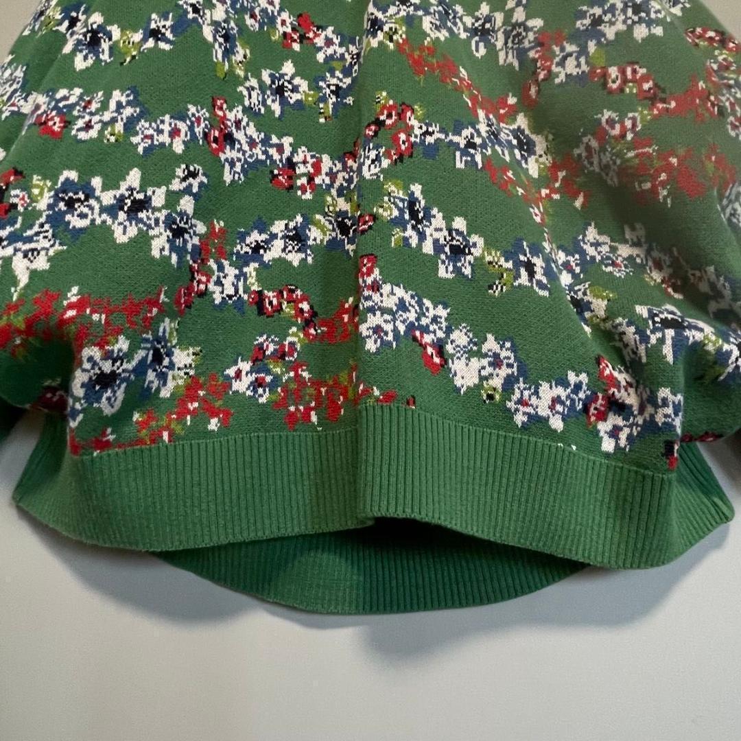 LL:Callaway 2.8万　日本製 総柄ニット 綿 未使用級 花柄 希少