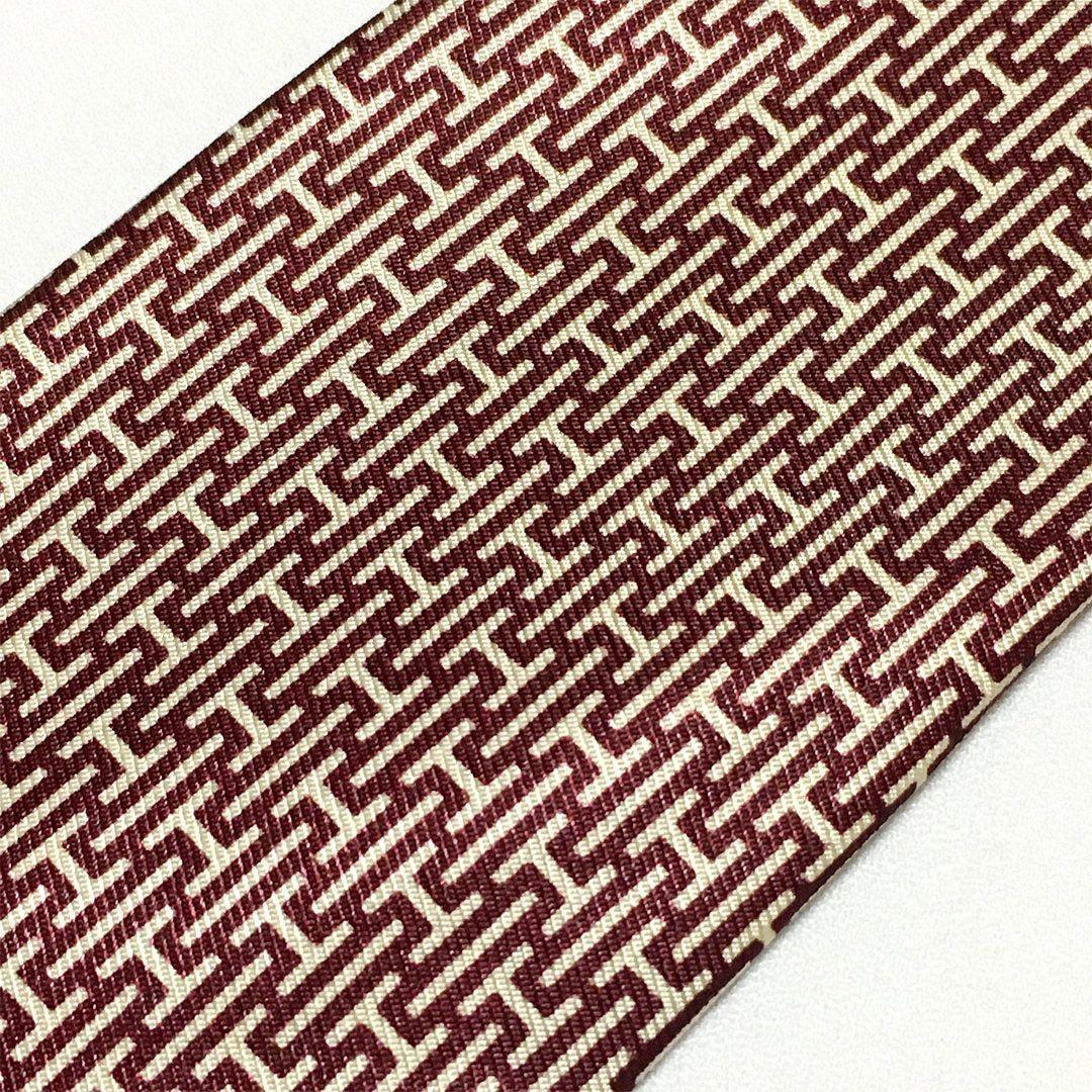 未使用級 H織りタイ ファソネH H柄 エルメス HERMES ネクタイ