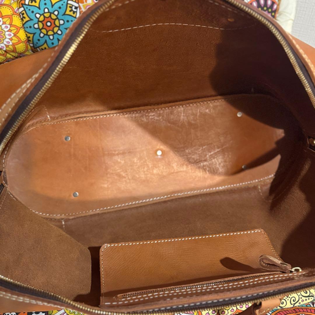 HERZ ボストンバッグ ビッグサイズ ヘルツ レザー ヌメ革