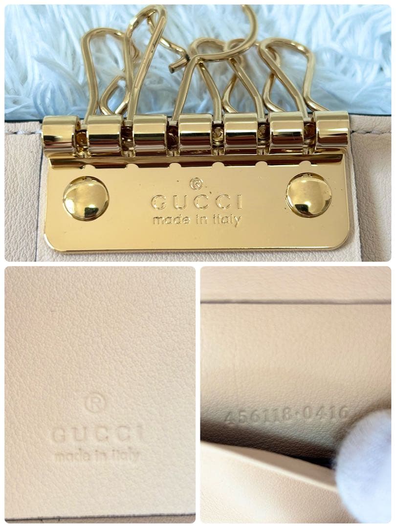 付属品完備 未使用級 キーケース カードケース パイソン マーモント