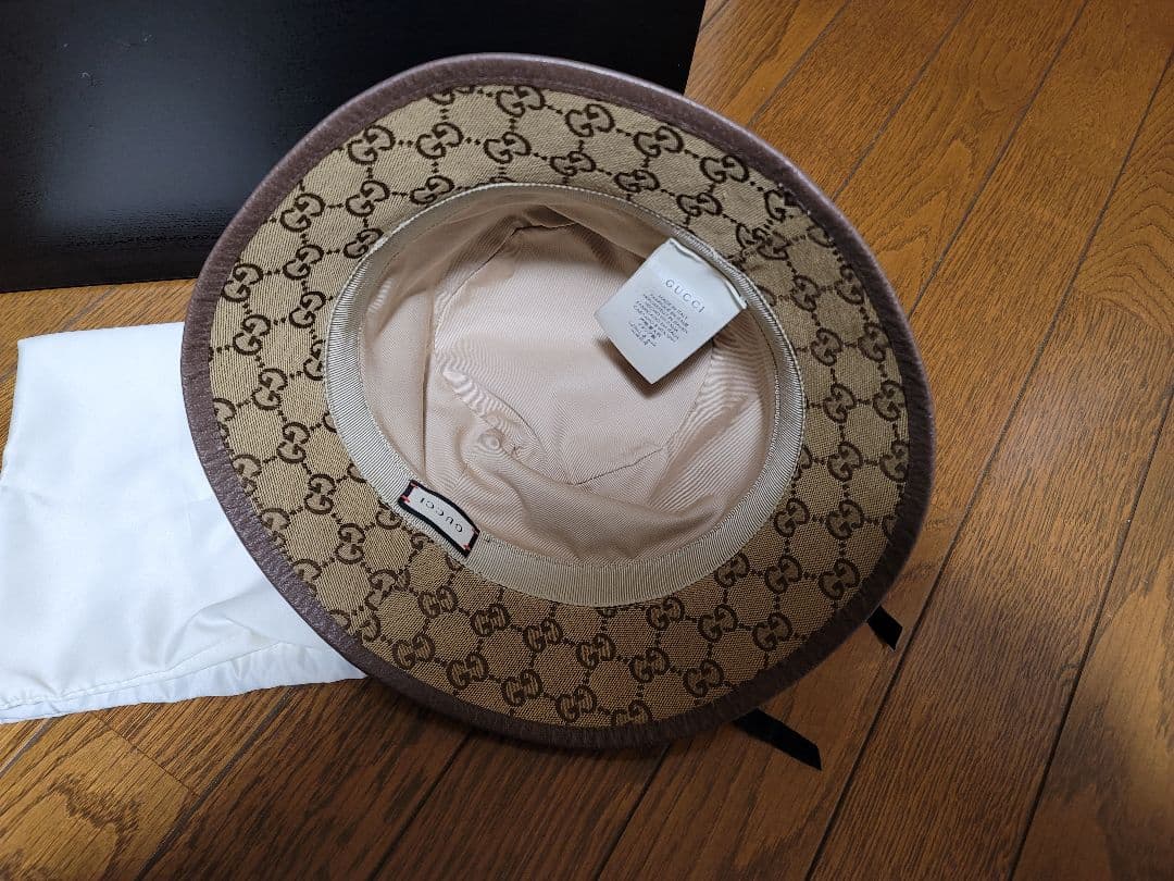 最終値下げ。GUCCI GGパターン バケットハット