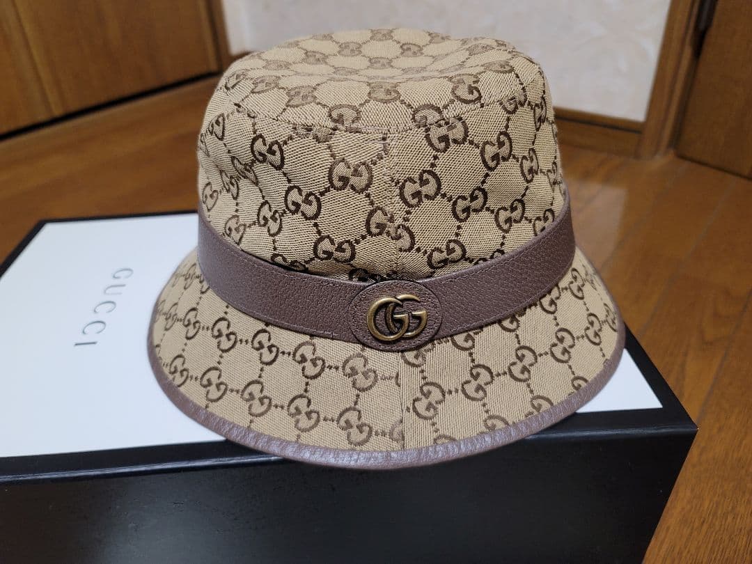 最終値下げ。GUCCI GGパターン バケットハット