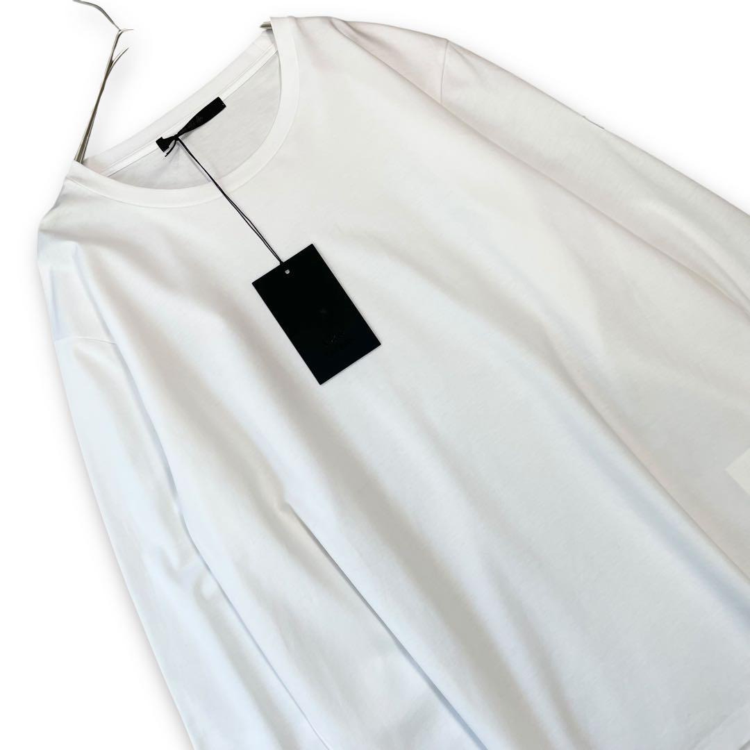 24SS✨タグ付✨タトラス OSMO ロンT 袖ロゴ 長袖 カットソー 白 03