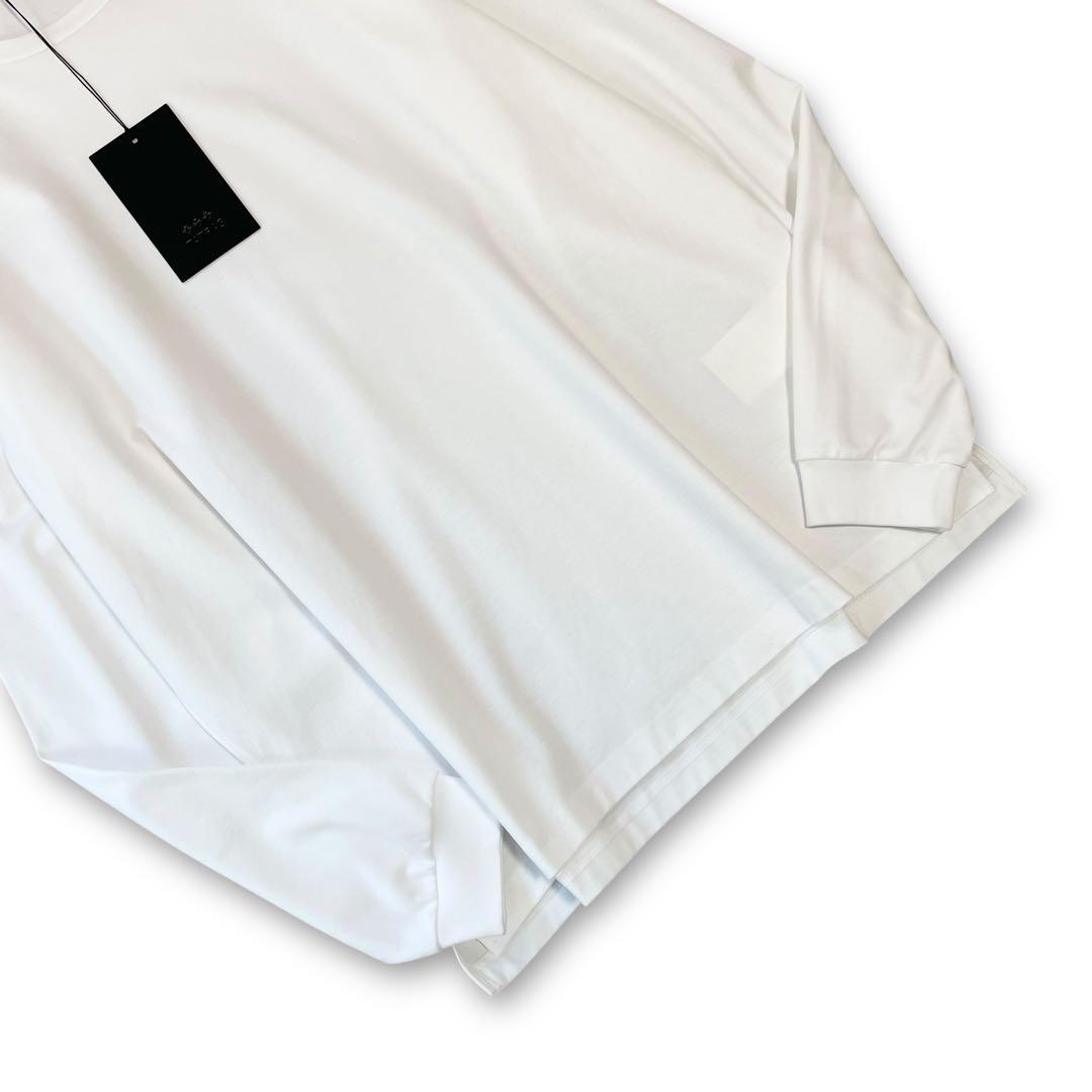 24SS✨タグ付✨タトラス OSMO ロンT 袖ロゴ 長袖 カットソー 白 03
