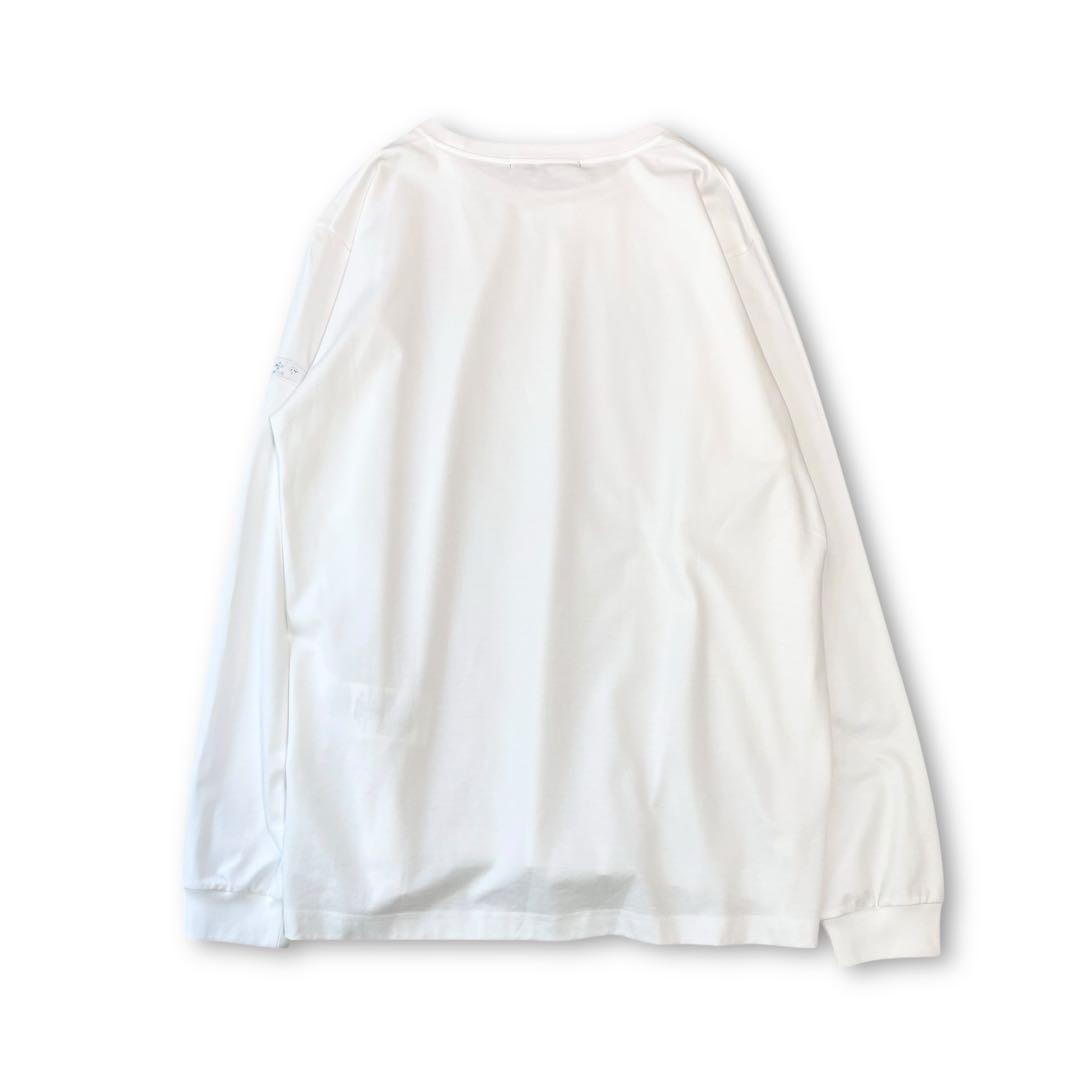 24SS✨タグ付✨タトラス OSMO ロンT 袖ロゴ 長袖 カットソー 白 03