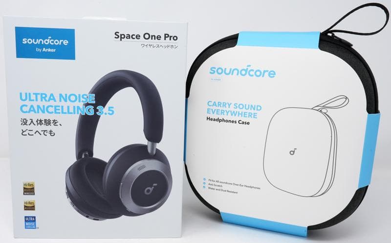 Anker Soundcore Space One Pro　ケース付き