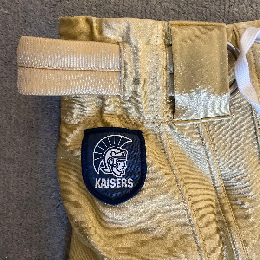 アメリカンフットボールパンツ ゴールド