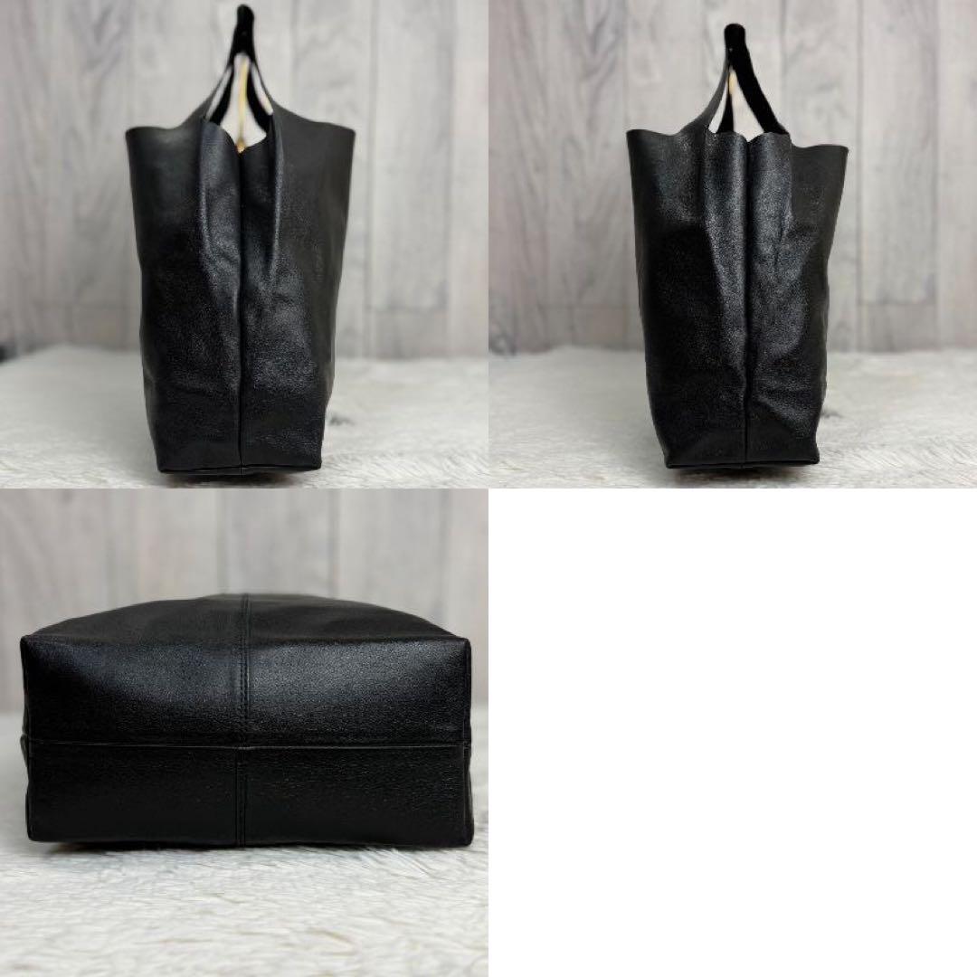 美品♡JURGEN LEHL ヨーガンレール デザイン レザー トートバッグ 黒