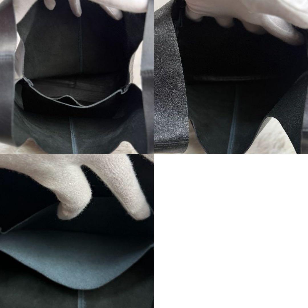 美品♡JURGEN LEHL ヨーガンレール デザイン レザー トートバッグ 黒