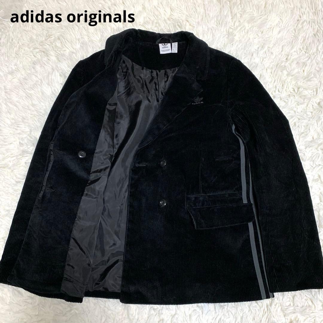 美品✨ アディダスオリジナルス テーラード ジャケット コーデュロイ 3本ライン