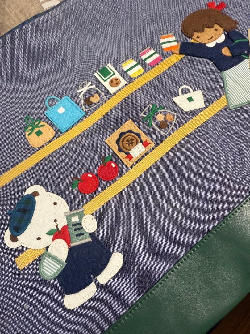 ファミリア マザーズトートバッグ ネイビー