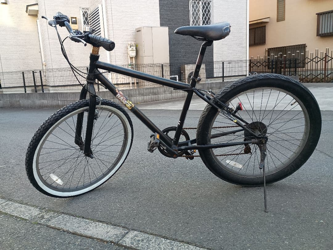 ファットバイクbanff 　26インチ　リア7段　ブラック