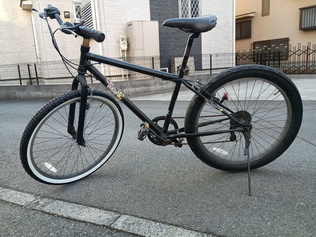 ファットバイクbanff 　26インチ　リア7段　ブラック