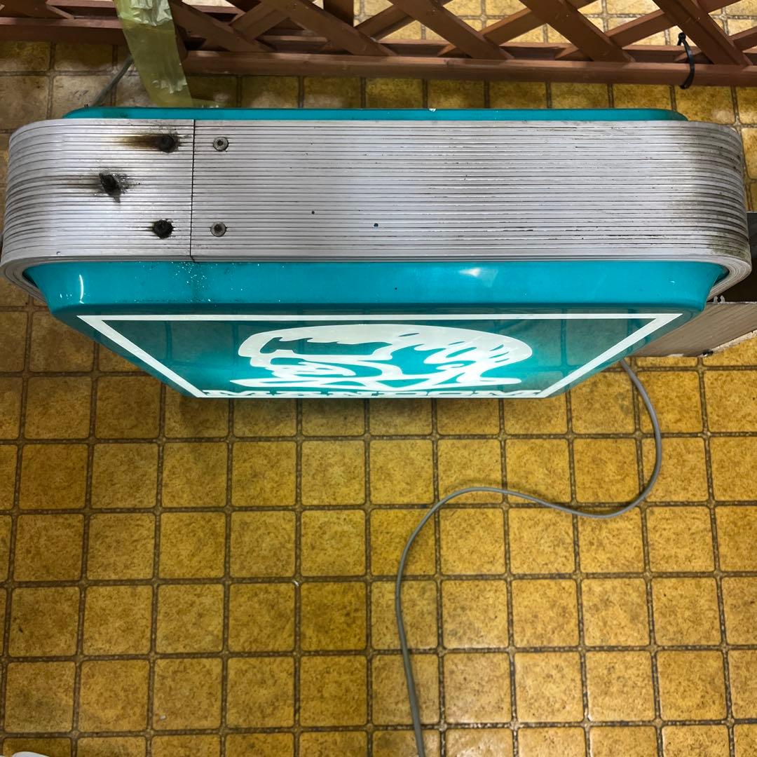 希少 当時物 MANDOM プラ看板