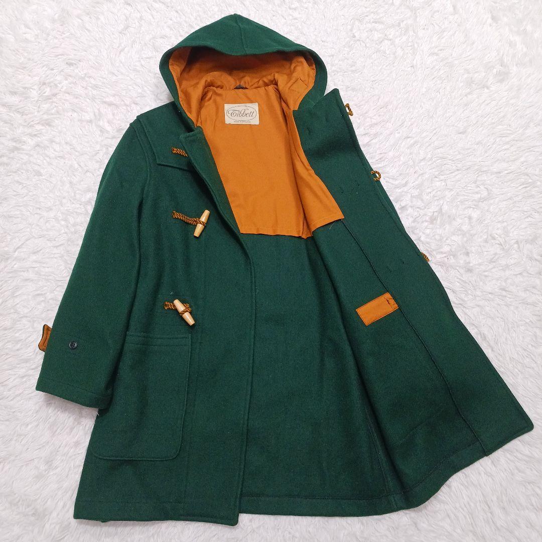 ✨極美品✨希少色✨チベット 英国製 ダッフルコート U.K36 グリーン