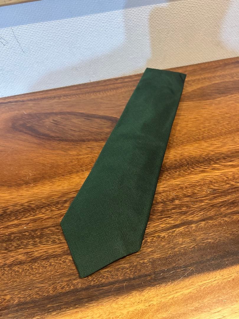 マリネッラ ネクタイ グリーン 大検幅約10センチ