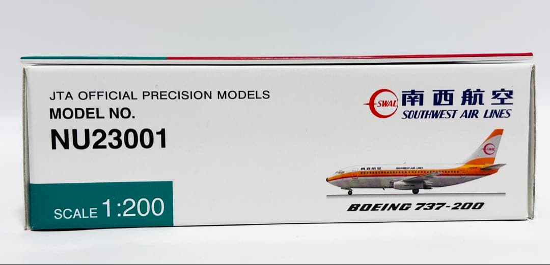 JTA商事 1/200 B737-200 南西航空SWAL ダイキャストモデル