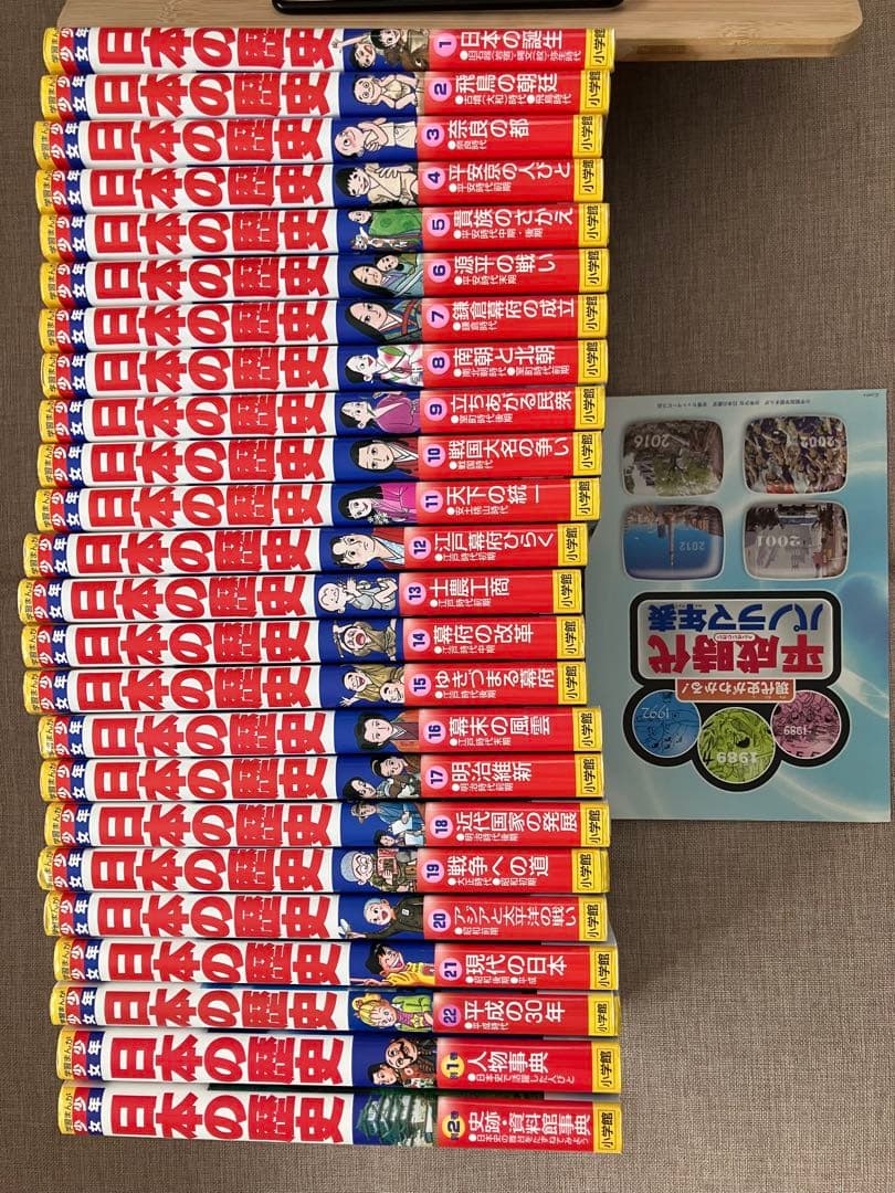 【大人気】少年少女 日本の歴史 全２1巻＋別巻２冊（全23冊セット）