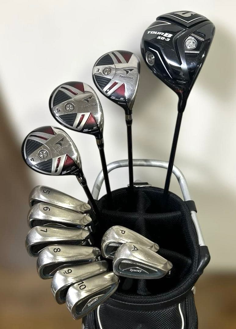 ブリヂストン　ツアーB＆ツアーステージ　男性用ゴルフクラブ　12本セット