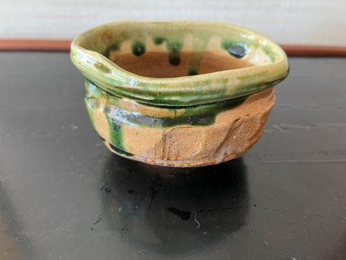 小山智徳作　鳴海織部沓形汲出し5客