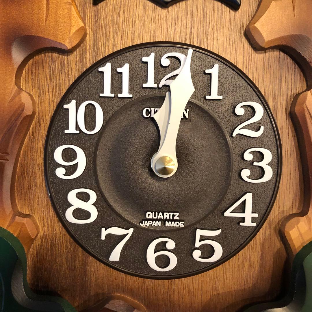 【未使用品】CITIZEN クオーツカッコーケリー￼￼ 鳩時計