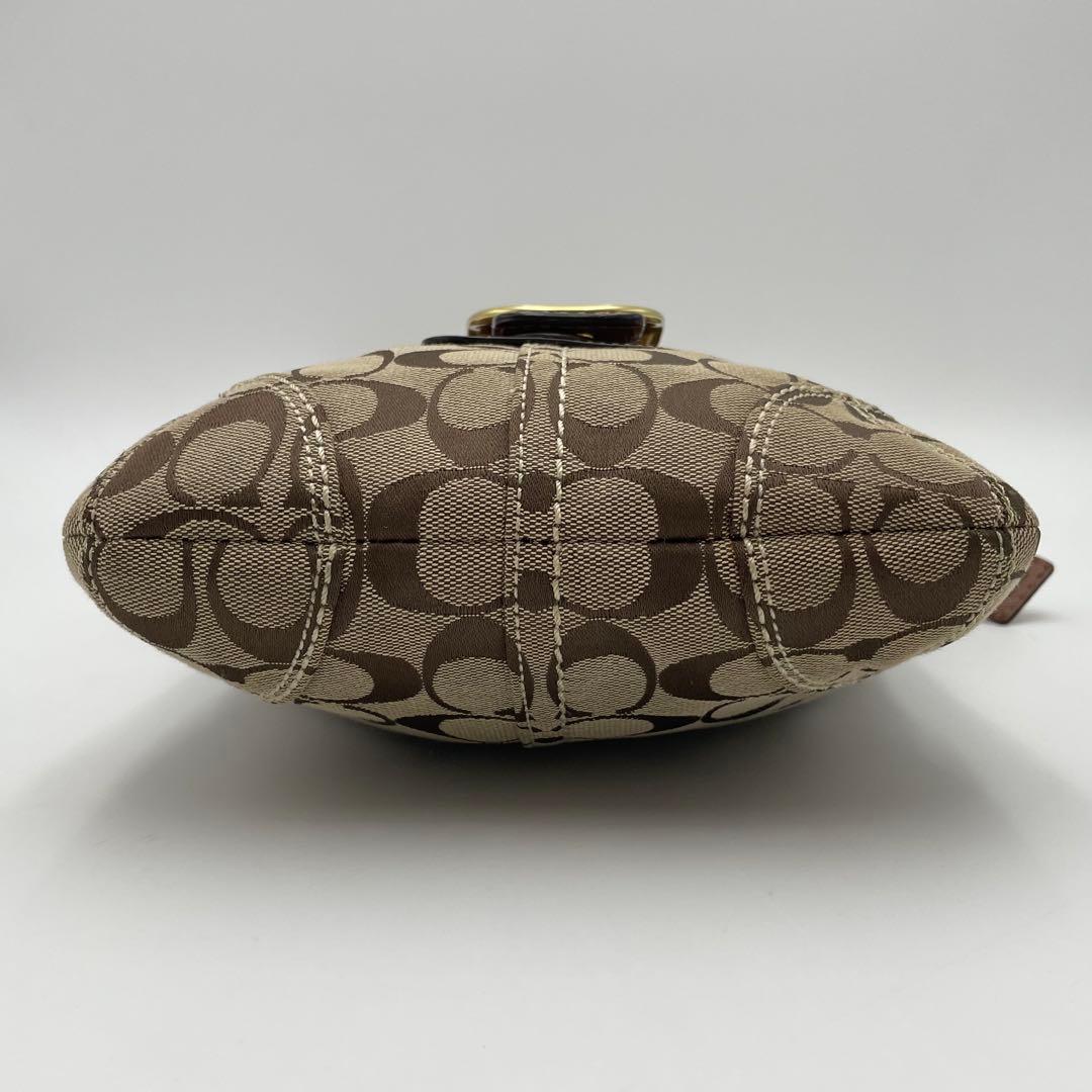 良品✨コーチ ブリーカー ショルダーバッグ キャンバス×レザー ソーホー 金具