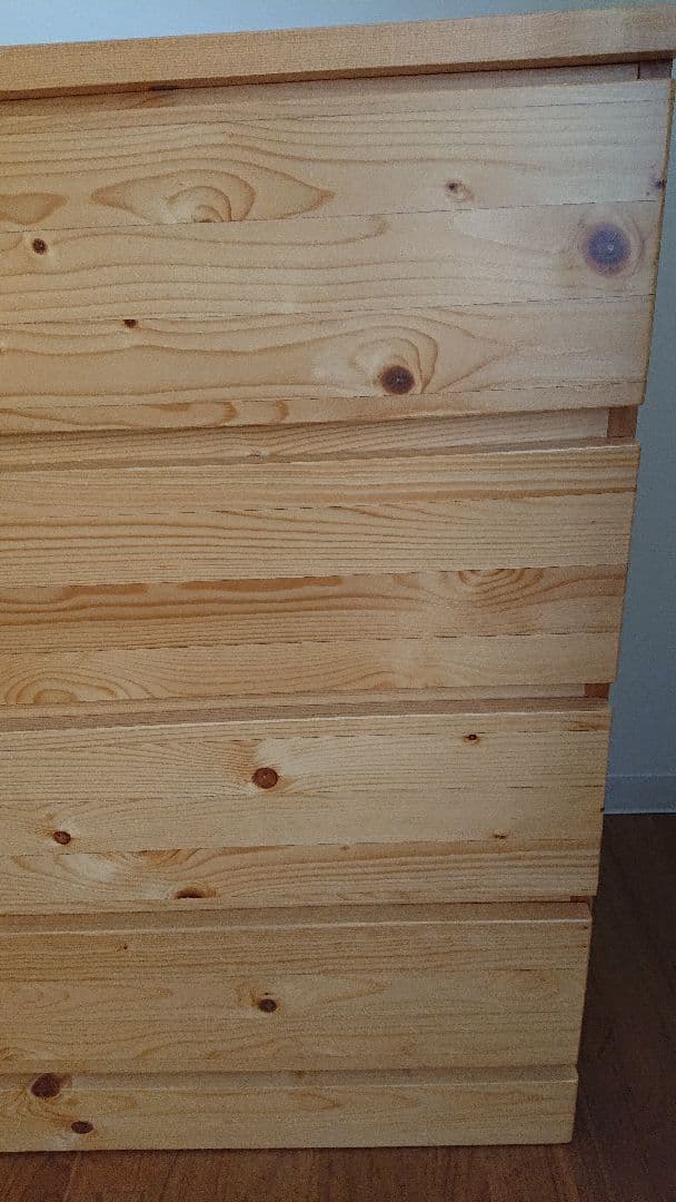 無印良品 パイン材 チェスト 4段