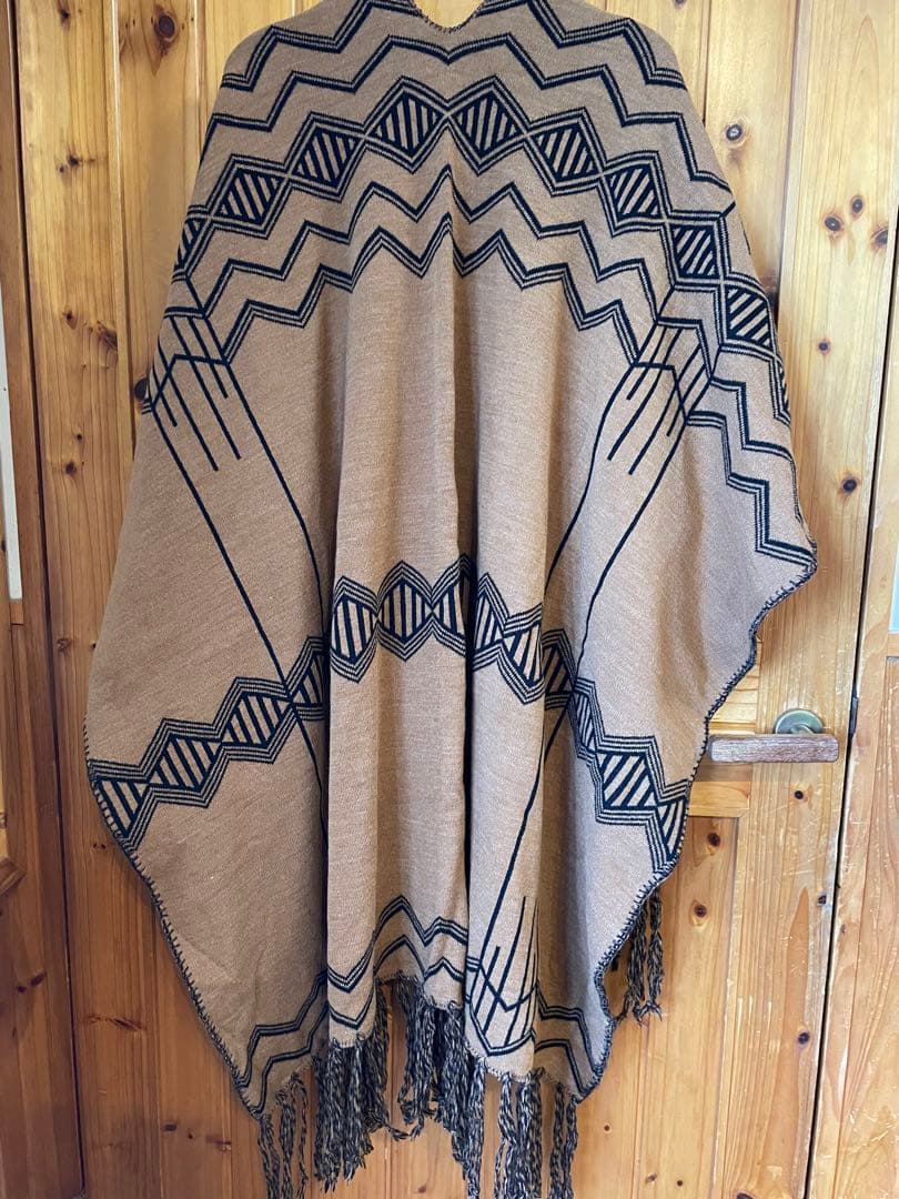 Pendleton ジオメトリックポンチョ