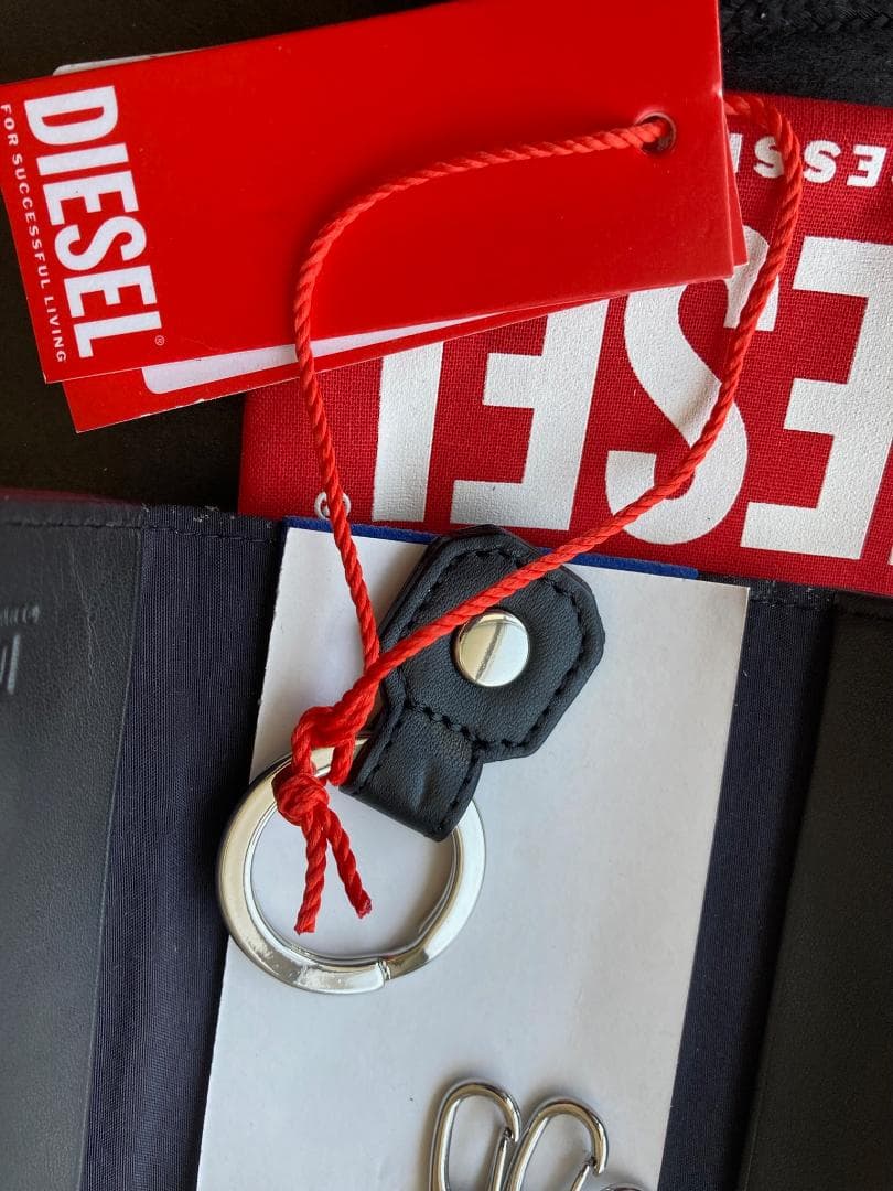 DIESEL 黒 レザー キーケース　新品・未使用