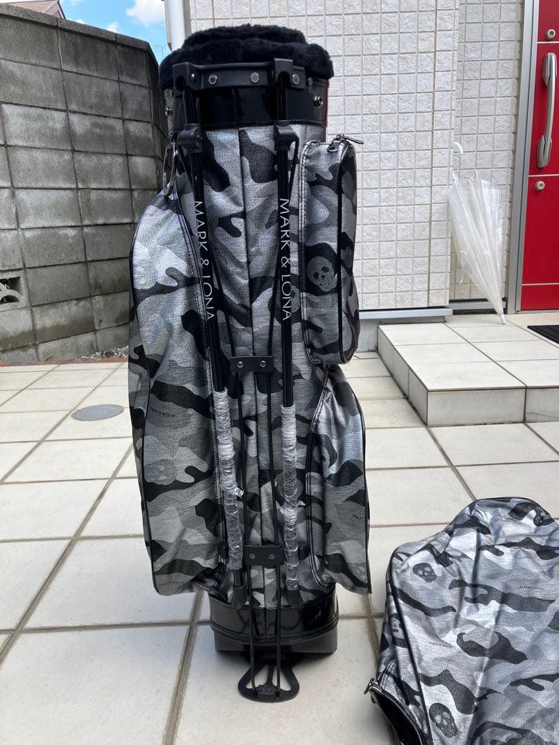 ★マーク&ロナ★ブラックカモ★スタンドキャディバッグ★