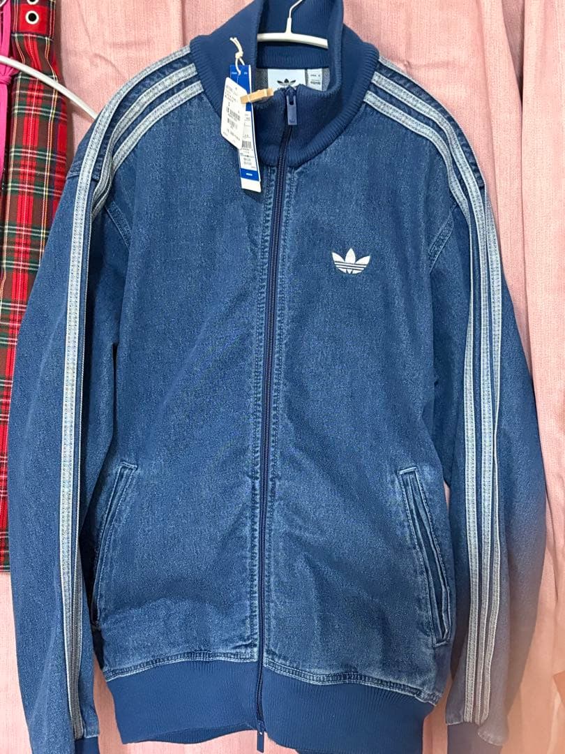 25日までの出品adidas ファイアーバード　デニム　トラックジャケッSサイズ