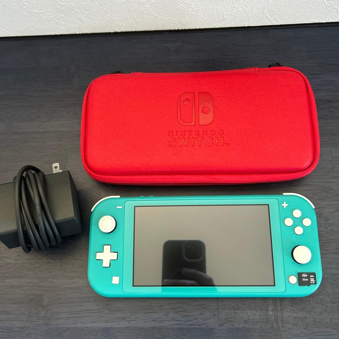 ニンテンドー　Switch Lite ターコイズ　ケース付き