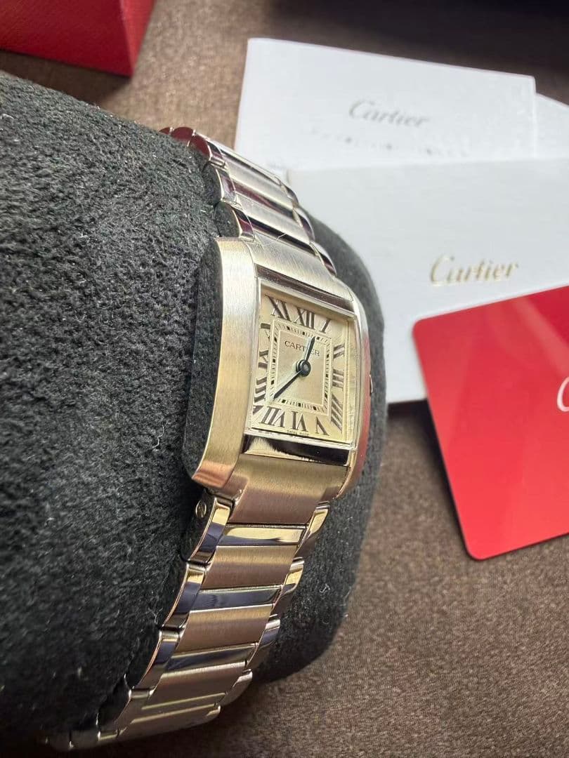 カルティエ タンクフランセーズ ウォッチ WSTA0065 レディース 腕時計