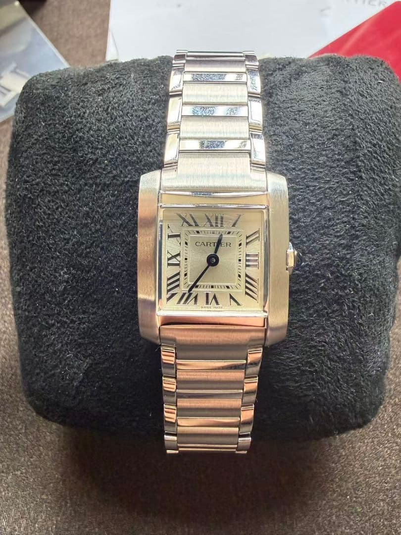 カルティエ タンクフランセーズ ウォッチ WSTA0065 レディース 腕時計